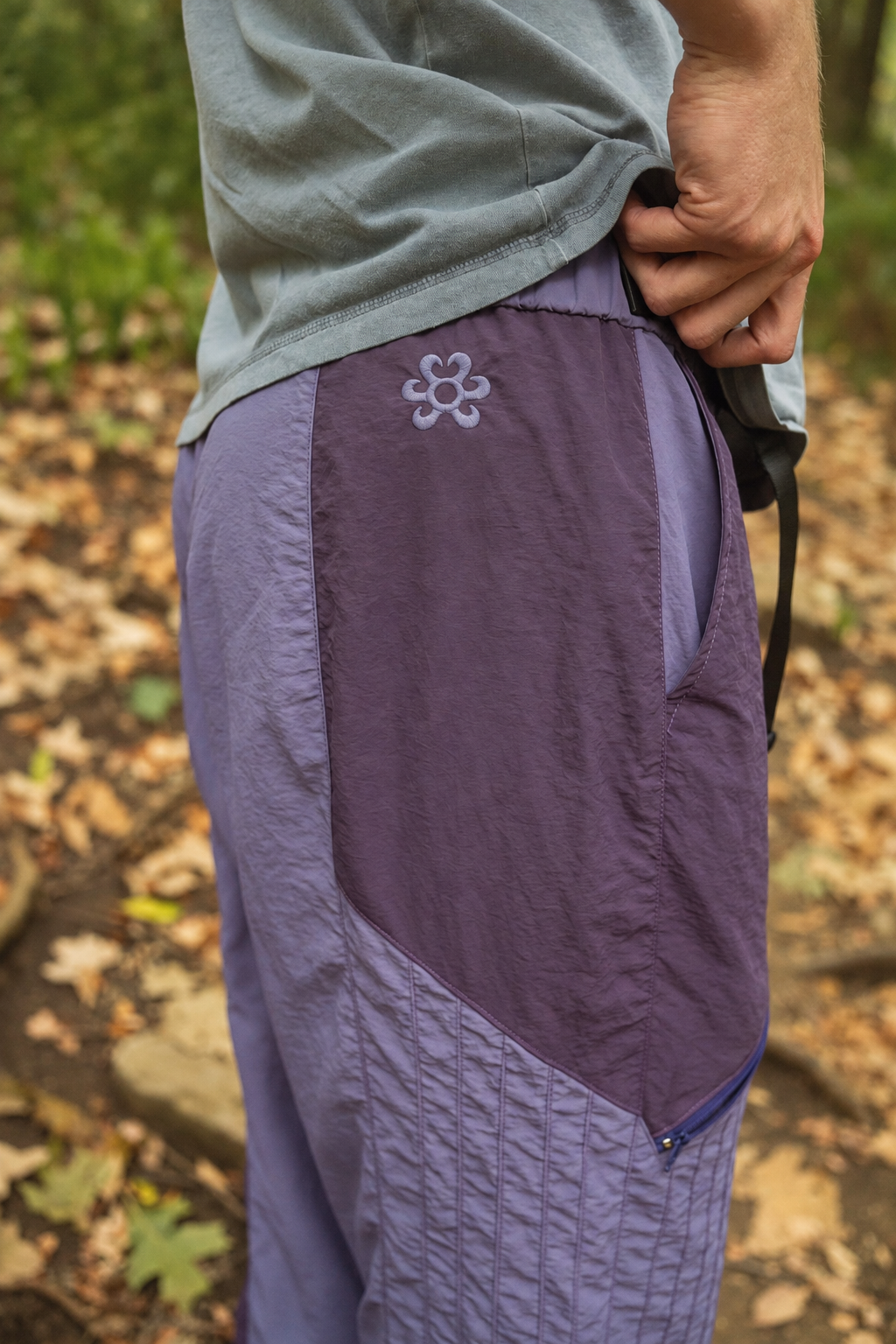 No Rush Leaf Pant - Purple